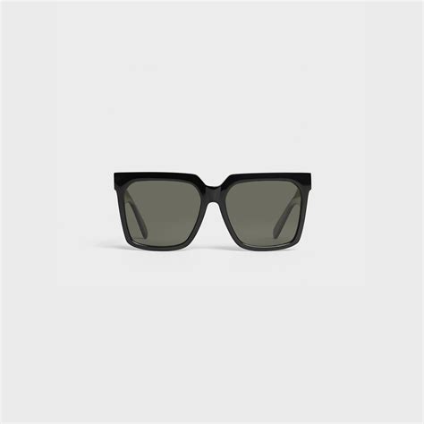 Women's Oversized s055 sunglasses in acetate with polarized 